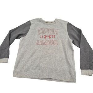 Under Armour Sweatshirt Mens 2XL Grey Excellent